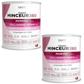 EAFIT |MINCEUR 360 POUDRE | Morosil |Collagene et Acide hyaluronique | Brule-graisse | Perte de poids | Fermeté et élasticité