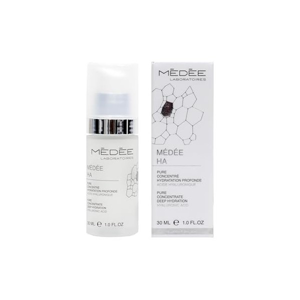 Medee Pure Hyaluronic Acid Serum – Concentrated Formula for Deep Hydration, Skin Plumping, Wrinkle Reduction & Redness Relief