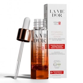 LaVieDor Sérum anti-âge hautement dosé 30 ml Stem Cell fitocell – Sérum visage à lacide hyaluronique avec vitamine C, E. Hau