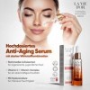 LaVieDor Sérum anti-âge hautement dosé 30 ml Stem Cell fitocell – Sérum visage à lacide hyaluronique avec vitamine C, E. Hau