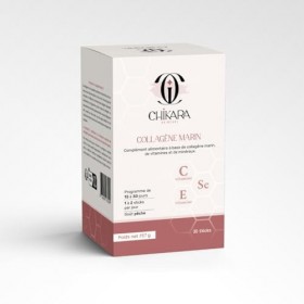 CHIKARA SKINCARE STICKS DE COLLAGENE MARIN - SAVEUR PÊCHE - 1 boîte de 30 sticks