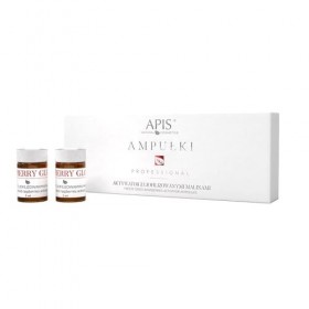 Apis Ampoule activateur de framboises lyophilisées professionnelles, 5 x 5 ml