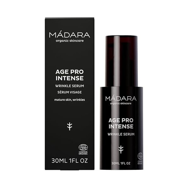 MÁDARA AGE PRO Sérum Anti-Rides Intense 30 ml – Sérum Visage Haute Performance avec Acide Hyaluronique Multi-Poids, Cellules ...