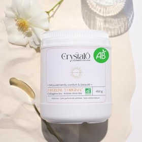 Collagene poudre bio arôme citron 450gr - Concentré 14 600mg/jour - Fermeté, élasticité de la peau - Articulations - Renfor