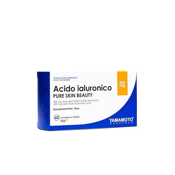 Yamamoto Research Acido Ialuronico Pure Skin Beauty 60 comprimés