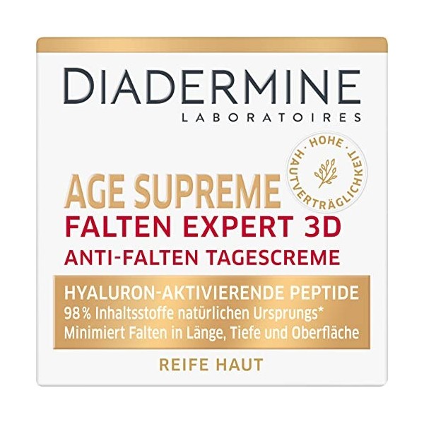 Diadermine Antifaltencreme 3D Hyaluron-Aktivator, 3er Pack 3x50ml 