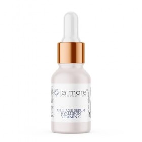 Sérum anti-âge à lacide hyaluronique et à la vitamine C - Hautement efficace, triple acide hyaluronique, vitamine C stable, 