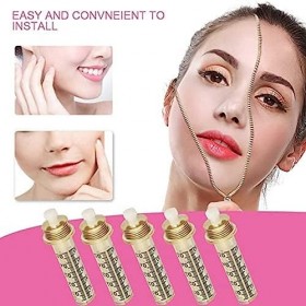 HUSANGGE Têtes Dampoule 10 Pièces, Tête Dampoule 0,3 ML Et 0,5 ML, Accessoire De Stylo Dinjection Dacide Hyaluronique, po