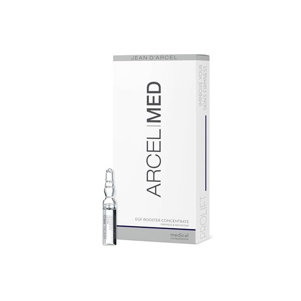 JEAN DARCEL ARCELMED Lot dampoules EGF Booster Concentré 7 x 2 ml - Raffermit et lisse le grain de peau - Favorise la produ
