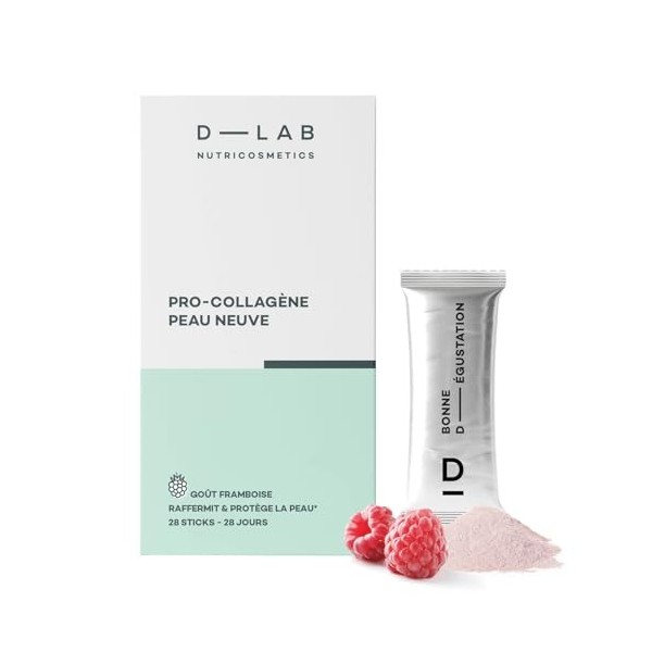 Pro-Collagène Peau Neuve Framboise 28 sticks
