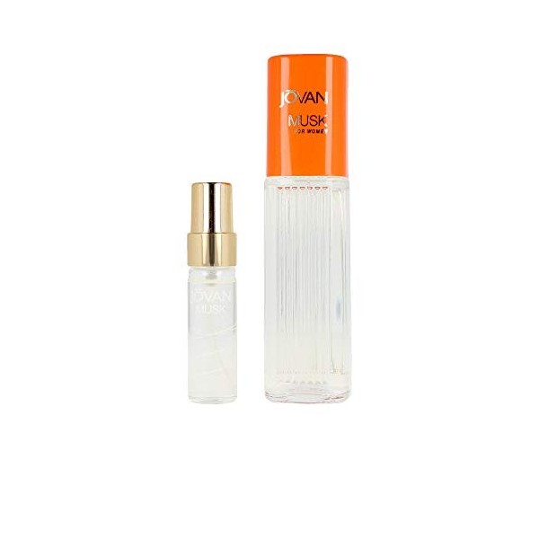 Jovan Musk Pack Mujer: Eau de Cologne Natural Spray 100 ml + Eau de Cologne Natural Spray 15 ml