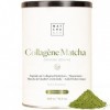 Matcha Collagène. Collagène avec Magnésium, Thé Matcha et Acide Hyaluronique. Articulations, peau et ongles. 300 g matcha col