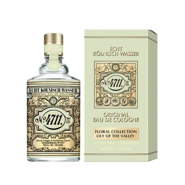 4711® Floral Collection Lily of the Valley | Eau de Cologne : pure - douce - délicate | 100 ml Vaporisateur