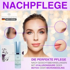 Needles & Skin After Treatment Intensive Care | Premier soin post-traitement au monde pour microneedling, Botox et acide hyal