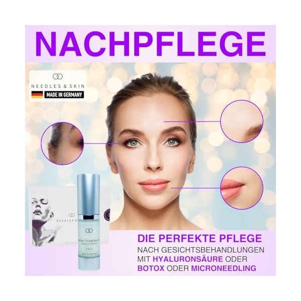 Needles & Skin After Treatment Intensive Care | Premier soin post-traitement au monde pour microneedling, Botox et acide hyal
