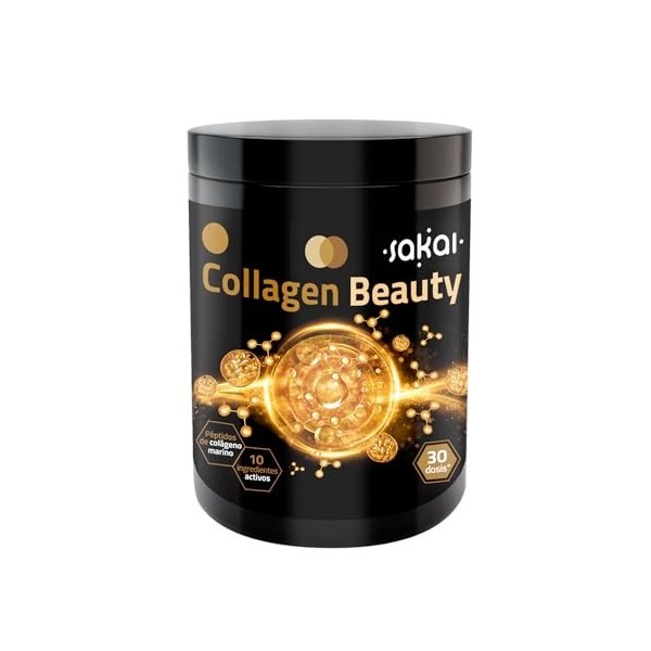SAKAI COLLAGEN BEAUTY 250 gr – soutient un mode de vie actif en cas d’usage régulier, supplément complet conçu pour la routin