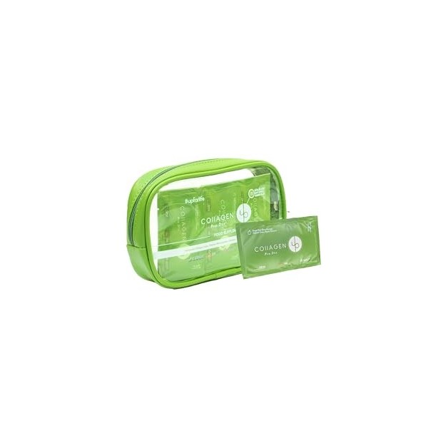 COllAGEN UP | Pro. Dtx - Green Apple Flavored Detox Elixir | 1000 mg Hydrolyzed Collagen, Probiotics, Glutathione, and Vitami