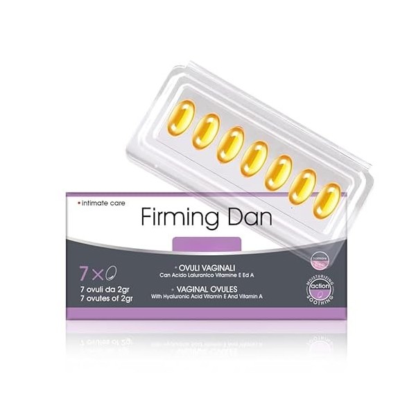 Acide hyaluronique Suppositoires féminines | Traitement de sécheresse vaginale | Essentiels de santé et dhygiène vaginale po ...