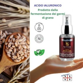 Sérum revitalisant ligne Acide Hyaluronique RC, repulpant, coenzyme Q10, vitamine B5, vitamine C de léglantier pour Homme et