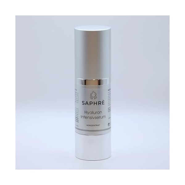 Sérum intensif à lacide hyaluronique, panthénol et xylitol, booster dhydratation à chaîne courte et longue, pour peaux sèch