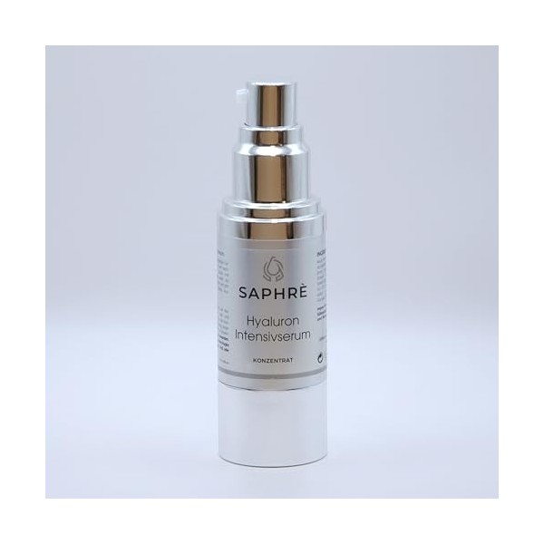 Sérum intensif à lacide hyaluronique, panthénol et xylitol, booster dhydratation à chaîne courte et longue, pour peaux sèch