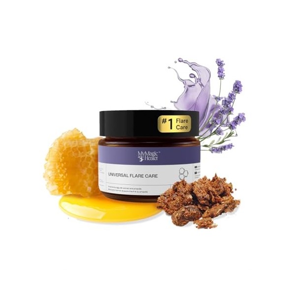 MyMagicHealer Traitement universel contre les éruptions dacné, soulage 97 % des problèmes de peau, kystes, peau enflammée, h