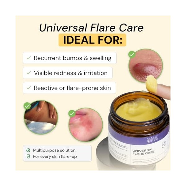 MyMagicHealer Traitement universel contre les éruptions dacné, soulage 97 % des problèmes de peau, kystes, peau enflammée, h