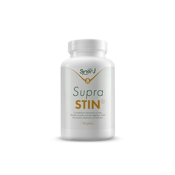 SupraSTIN | Cicatrisant Intestinal Naturel | Aloe Vera, L-Glutamine, Quercétine, Vitamines B & D, Zinc | 180 Gélules | 3 Mois