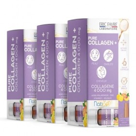 PURE COLLAGEN + Programme 30J - Cheveux Soyeux, Peau Ferme & Ongles Brillants - Assimilation Rapide, Contribue au Maintien d’