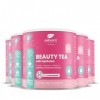 Natures Finest by Nutrisslim Beauty Tea avec Acide Hyaluronique, Biotine et Vitamine C - Mélange Naturel au Goût Délicat, Fa