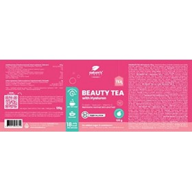 Natures Finest by Nutrisslim Beauty Tea avec Acide Hyaluronique, Biotine et Vitamine C - Mélange Naturel au Goût Délicat, Fa