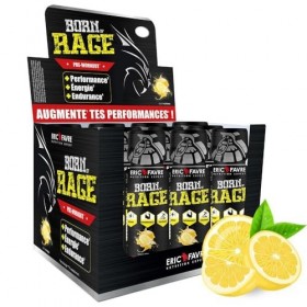 BORN OF RAGE SHOT PREWORKOUT - Énergie Instantanée - Booster Musculaire - Caféine Haute Teneur - Endurance & Performance - Di