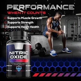 Capsules doxyde nitrique, soutient les muscles et la circulation, supplément énergétique, récupération