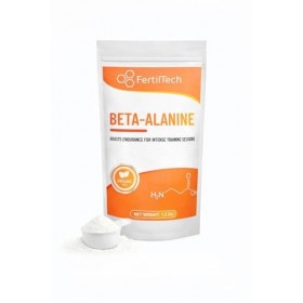 Bêta-Alanine en Poudre 1,2 kg 1200 g – 400 Portions 1 An – Format Longue Durée – Pureté ≥ 99% – Haute Qualité – Sans Addi