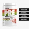 Per4m Pré-Entraînement Stimulant Pastèque Citronnade 570g – Pré-workout stimulant goût pastèque citronnade pour une énergie e