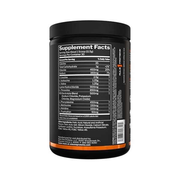 Rule One Essential Amino 9, Peach Mango - 345g