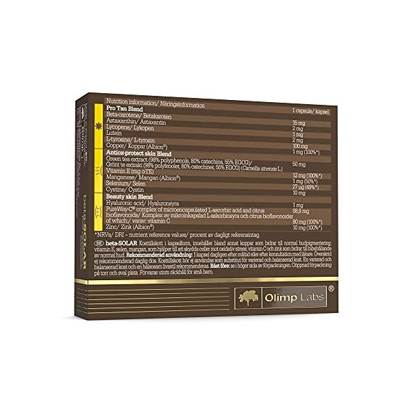 Beta-Solar - 30 caps