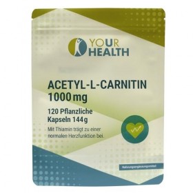 ACETYL-L-CARNITINE 1000 mg en gélules végétales avec thiamine