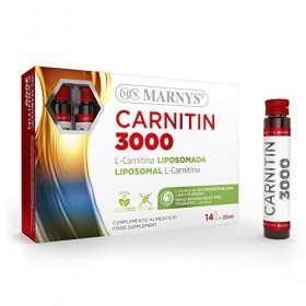 MARNYS CARNITIN 3000 liposomada 14viales – se dose précisément selon la quantité recommandée, supplément liquide à dosage sou