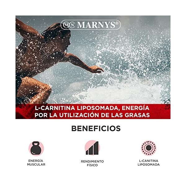 MARNYS CARNITIN 3000 liposomada 14viales – se dose précisément selon la quantité recommandée, supplément liquide à dosage sou