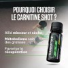 Superset Nutrition - Carnitine Shot unitaire, 60ml - L-Carnitine en solution buvable pour une absorbtion optimale - Idéal e