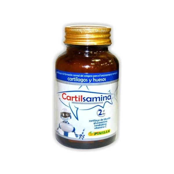 PINISAN CARTILSAMINA CARTILAGO DE TIBURON 40cap. – gélules qui facilitent la supplémentation quotidienne, à prendre réguliè