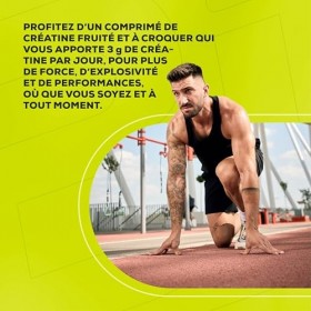 BioTechUSA Creatine Candy | Comprimés à croquer fruités contenant 3 g de monohydrate de créatine micronisée | Stimulant de la