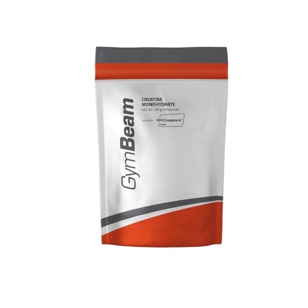 GymBeam Créatine Monohydrate Micronisée – Creapure®, poudre 100 % pure pour entraînement et performance, complément populaire