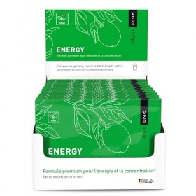 Vit2go ENERGY 30 sachets - Poudre pour boisson énergisante 124 mg , Guarana et Taurine, est votre boisson énergisante idéa