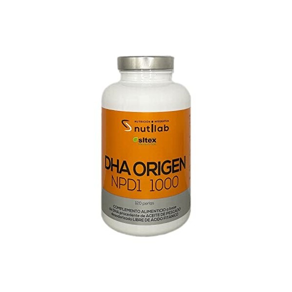 NUTILAB DHA ORIGEN NPD1 120perlas – produit multifonction à large champ d’application, convient à ceux qui recherchent un pro