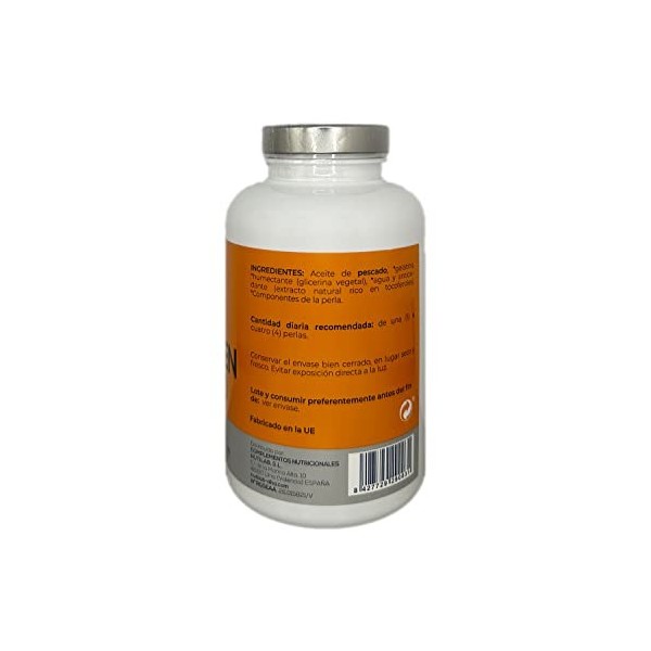 NUTILAB DHA ORIGEN NPD1 120perlas – produit multifonction à large champ d’application, convient à ceux qui recherchent un pro