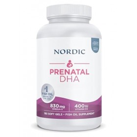 N.Omegas DHA prénatal Oméga 3 830 mg V D3, non aromatisé – 180 gels mous
