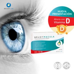 BRUDY LAB Brudy Macula - Acides gras Omega 3 DHA EPA DPA Lutéine et minéraux - Réduit le stress oxydatif dans la dégénérescen