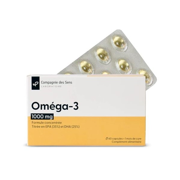 Oméga 3 - formule concentrée en EPA DHA - 1 mois de cure intensive